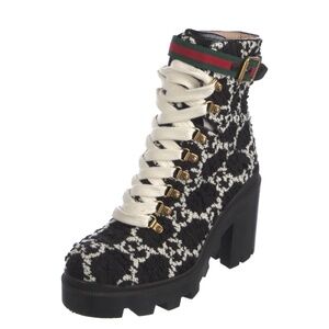 Gucci - Tweed Boots